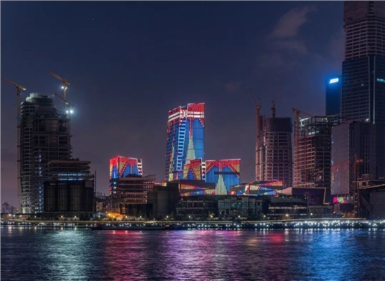 樓體燈光秀，展示城市新魅力！01