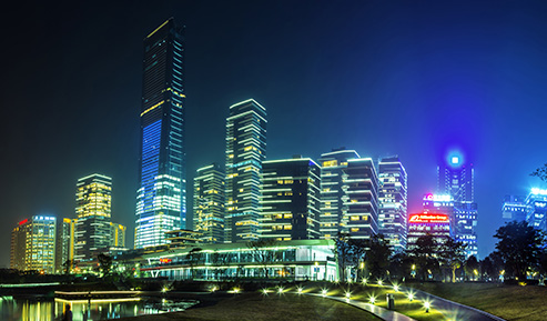 鉆石燈籠、保利國際廣場亮化設計解析