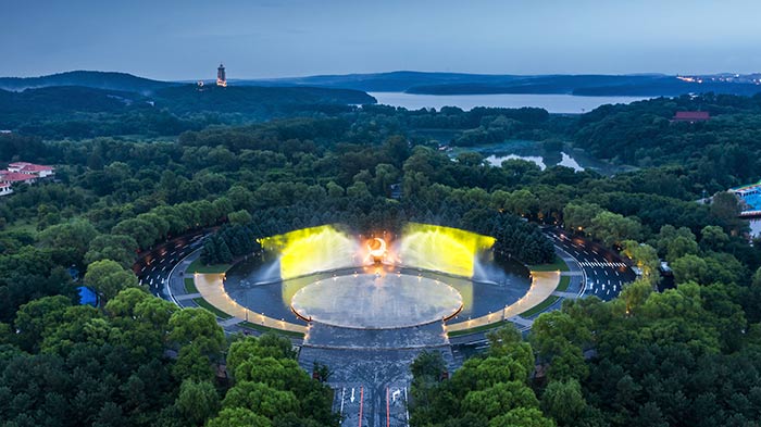 長春凈月潭燈光秀，第二彈！