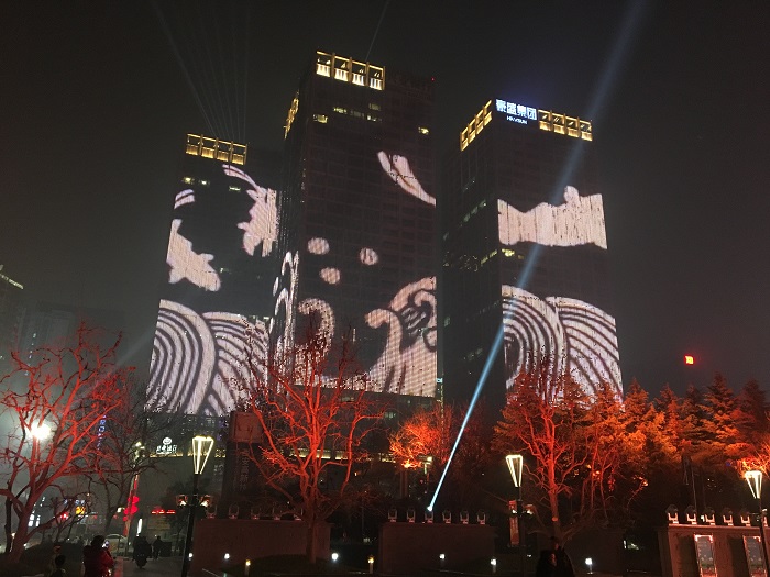 唐遺址公園燈光秀