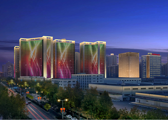 西安經開藍海風、賽格商圈夜景規劃設計