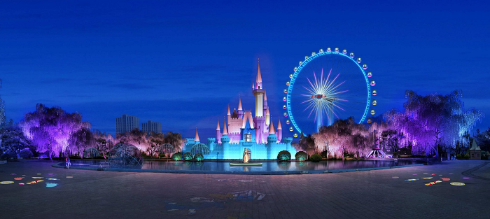 石景山游樂園夜景設計